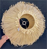 Large Paola Navone Dried Grass Lamp Shade