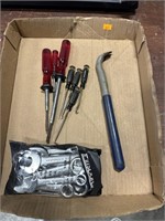 Pittsburgh wrenches, and screwdrivers