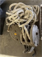 Rope and pulley