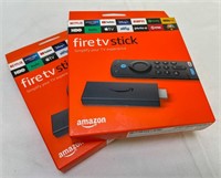 2 New In Box Amazon Fire TV Stick