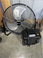 Fan and electric heater