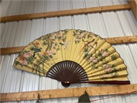 LARGE Oriental style fan