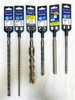 6 pcs New Bosch Hammer Drill Bits