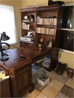 Cherry Computer Desk with Hutch Top (See below)