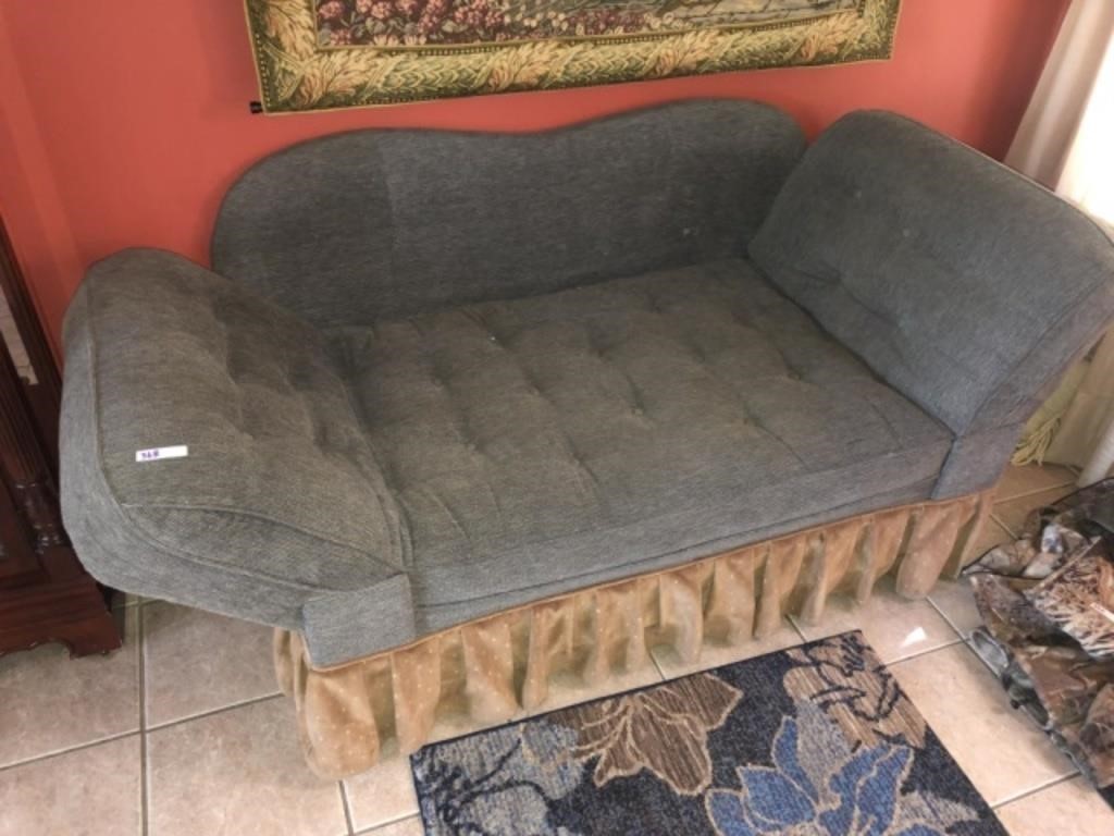 Gray Two Seat Chaise (38" Wide)