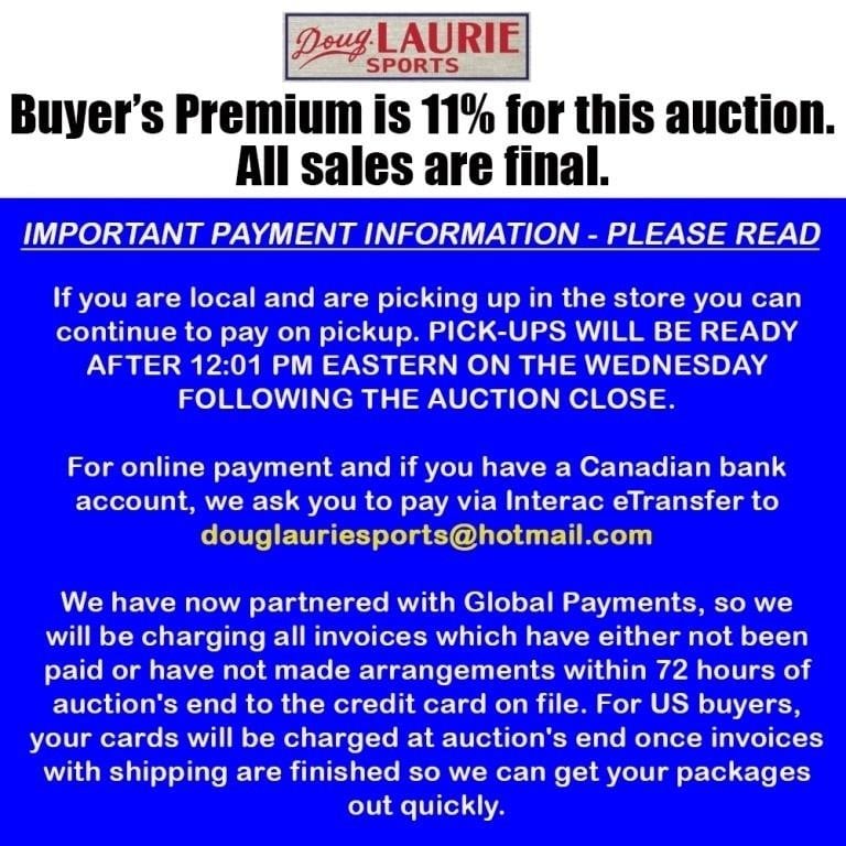 DOUG LAURIE SPORTS AUCTION 78