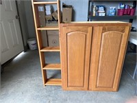 Cabinet and shelf