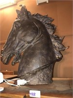 Resin Horse Sculpture (24" Tall)