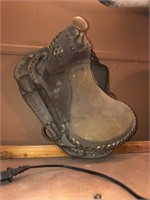 Vintage Decorator Saddle (Childs ~ Brass Horn)