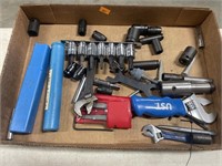 Sockets, wrenches, misc