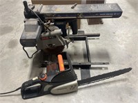 Ryobi radial arm saw, Remington chainsaw