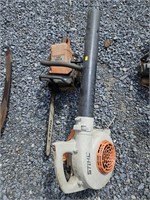 Stihl saw and blower both have compression