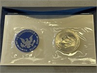 1972 Eisenhower uncirculated silver dollar
