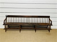 Early Meeting House Settee Bench