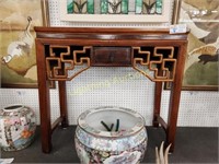 ANTIQUE ASIAN WALL/CONSOLE TABLE