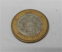 1998 Mexico 10 Peso Coin