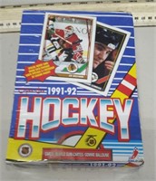 1991-92 O Pee Chee Hockey Cards Unopened Box 36 Pk