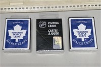 Toronto Maple Leafs Playing Cards (3 Packs new)