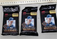 1992 Baseball Cards Score Pinnacle Super Pack x 3