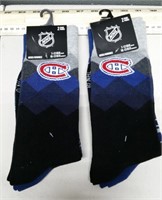 NHL Socks Men's 10-13 (Montreal Canadiens Logo) 4