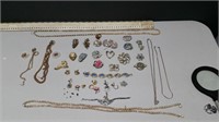 Costume Jewelry Lot for Parts or Repair