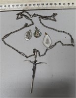 Religious Necklace Lot