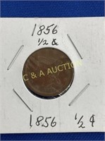 1856 1/2C TYPE COIN