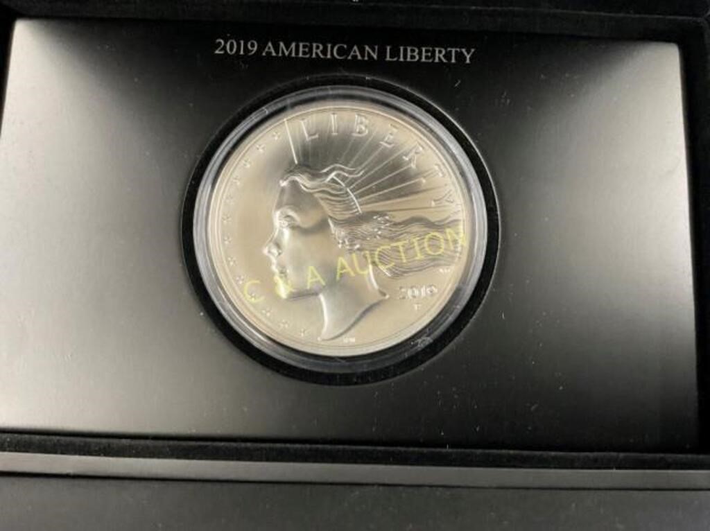 2019 AMERICAN LIBERTY SILVER MEDAL HIGH RELIEF