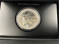 2019 AMERICAN LIBERTY SILVER MEDAL HIGH RELIEF