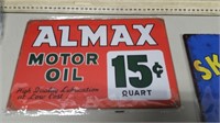 Almax Motor Oil Nostalgic Sign (repro)