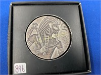 5 TROY OZ SILVER KING TUT COIN