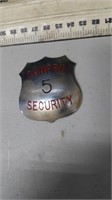 Vintage Canadian CANPRO SECURITY Badge