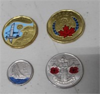 Canada Colourized Coin Lot **