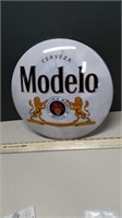 Modelo Cerveza Nostalgic Advertising Sign 16"round