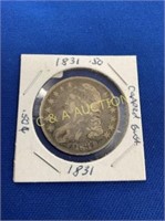 1831 50C CAPPED BUST