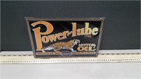 Power-Lube Motor Oil Metal Sign (repro)