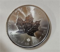 1 Ounce Silver Maple 5 Dollar Canada Coin