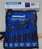 Double Open Ended Wrench Set (Silverline Tools New