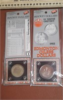 2 Wayne Gretzky Edmonton Oilers Hockey Dollars