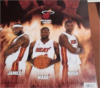 Miami Heat Basketball Poster