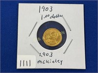 1903 GOLD MCKINLEY DOLLAR