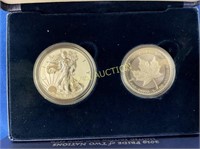 2019 TWO NATIONS SILVER COIN SET LIMITED ED.