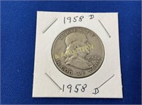 1958 D 50C TYPE COIN