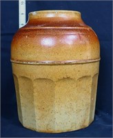 Vintage brown wax seal stone jar