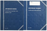 Two Whitman Jefferson Nickel Binders: #1 1938