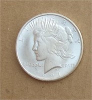 Peace Dollar Heads Both Sides Hobo Coin