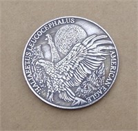 Eagle Hobo Style Dollar Challenge Coin