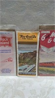 Railroad Timetables & GM & 0 1956 Ticket