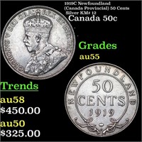 1919C Newfoundland (Canada Provincial) 50 Cents Si