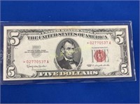 1953 $1 RED SEAL STAR *02770537A